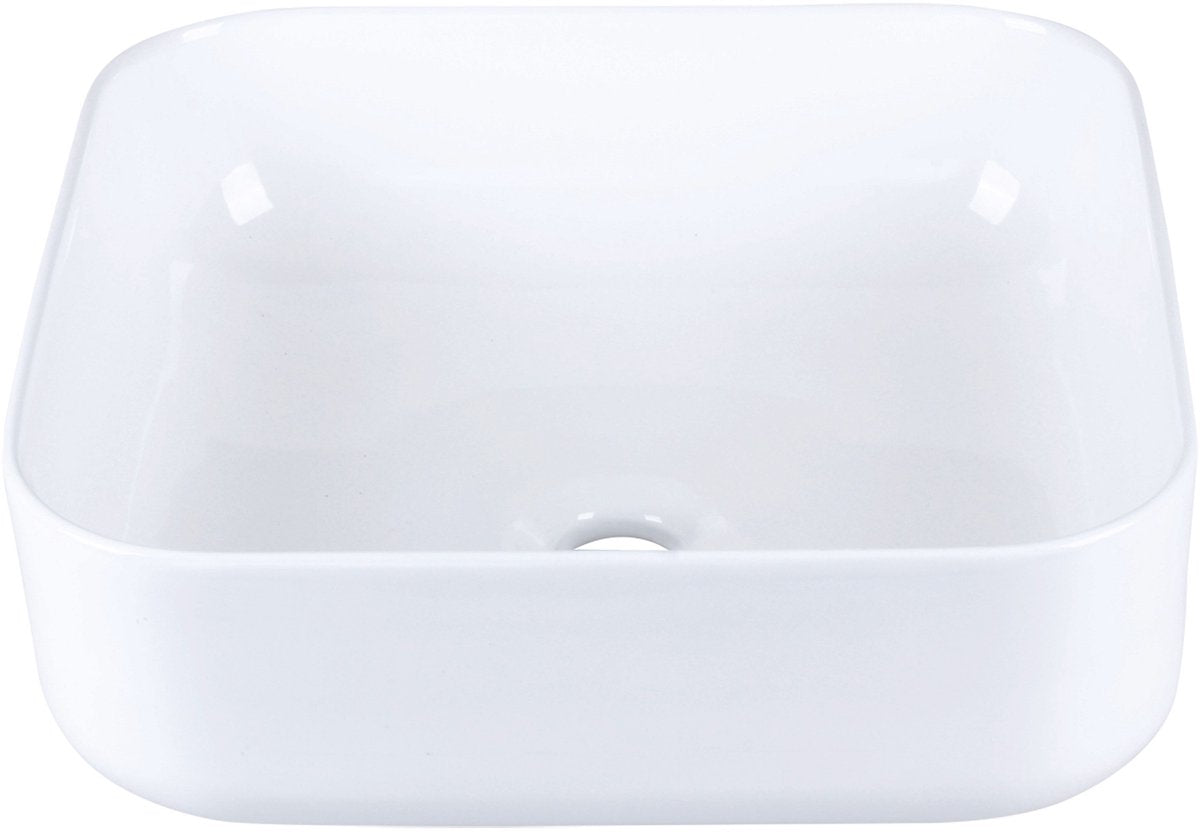 Differnz guido - lavabo in ceramica - 39 x 39 x 14,5 cm