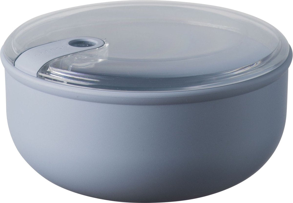 Omada - portapranzo pull box rotondo 1,8 litri - polipropilene - blu -