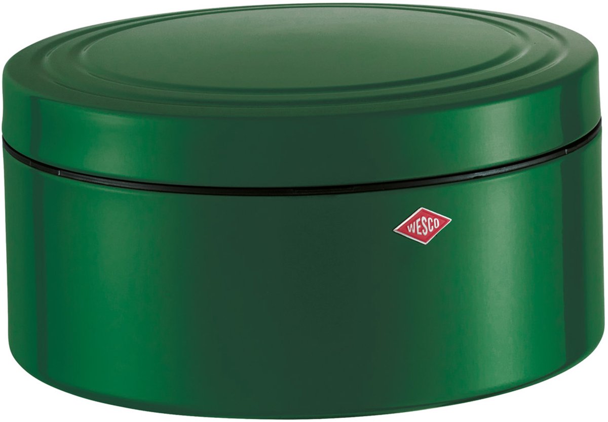 Wesco classic line gebaksdoos met deksel | 4 liter | metaal - donkergroen | koekjesdoos | special edition kerstmis