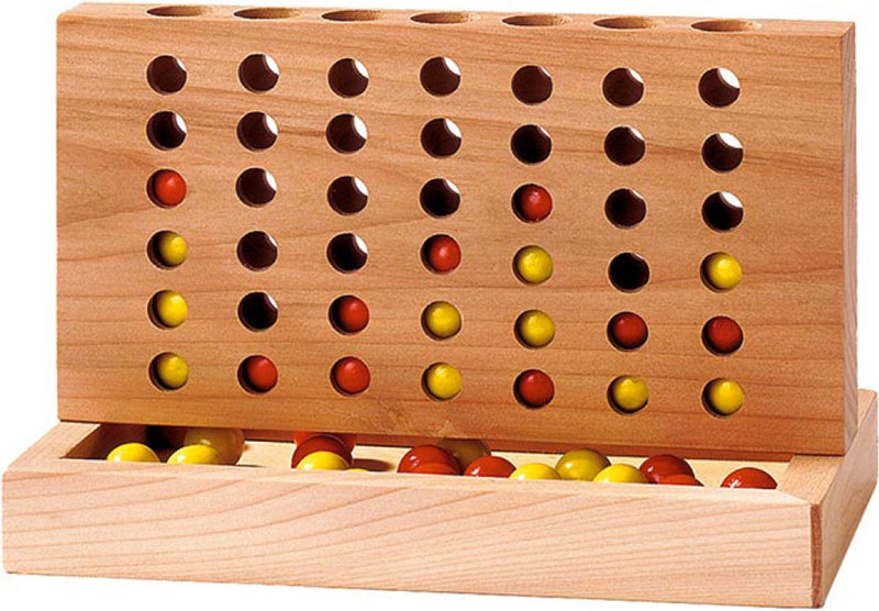 Goki Wooden Four en una línea