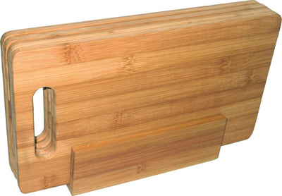 Point-virgule 4 breakfast boards - bamboo - in holder