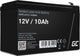 Batería verde 12v 10ah 10000mah vrla agm