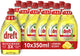 Detersivo liquido per piatti Dreft Platinum Quickwash - Limone - Confezione risparmio 10 x 350 ml