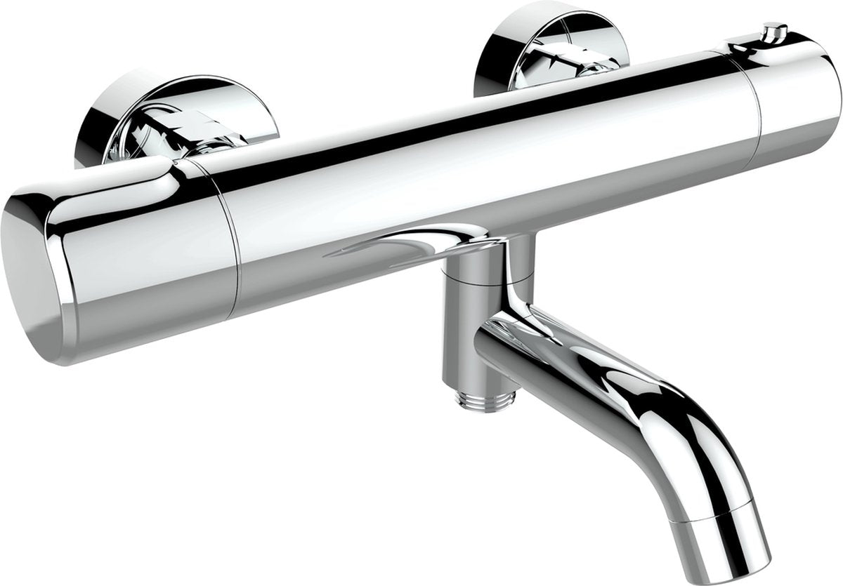 Plieger voda - badthermostaat - draaibare uitloop - hoh 15cm - chroom