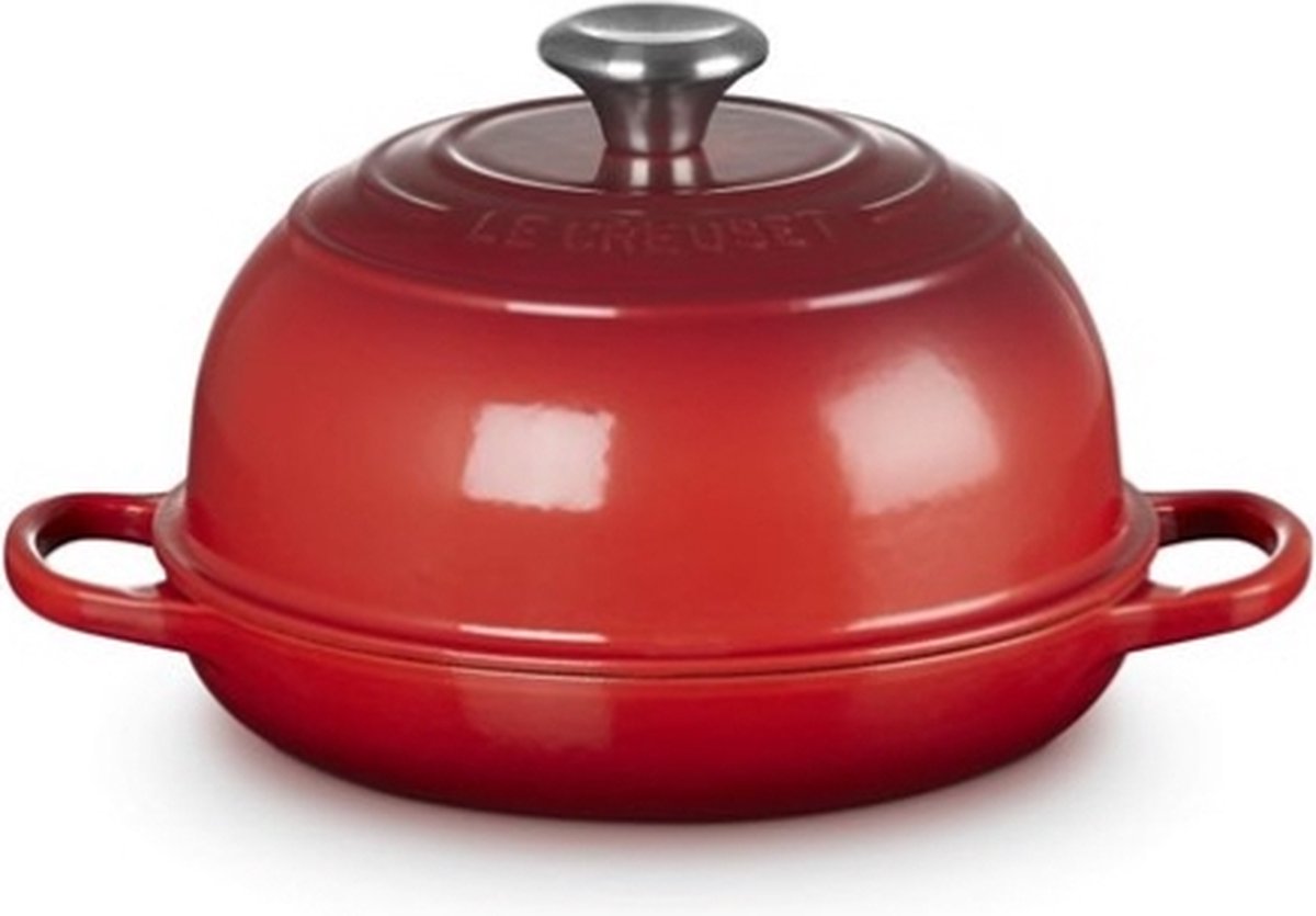 Molde para pan Le Creuset rojo cereza característico - ø 24 cm 1,6 litros