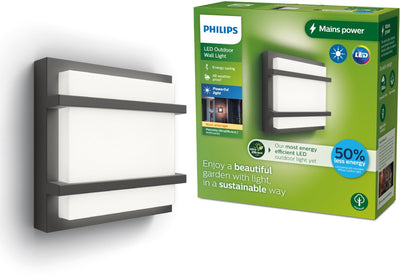 Lampada da parete Philips LED Philips Petronia - ultra efficiente - antracite - 3,8W