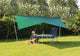 Eurotrail tarp 3 50% uv bescherming 300 x 300 cm polyester groen