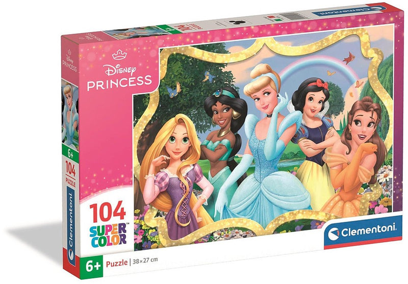 Clementoni - puzzle - 104 pezzi - Principessa Disney - puzzle per bambini - da 6 anni