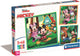 Clementoni puzzle puzzle super color quadrato Topolino e amici, 3x48st.