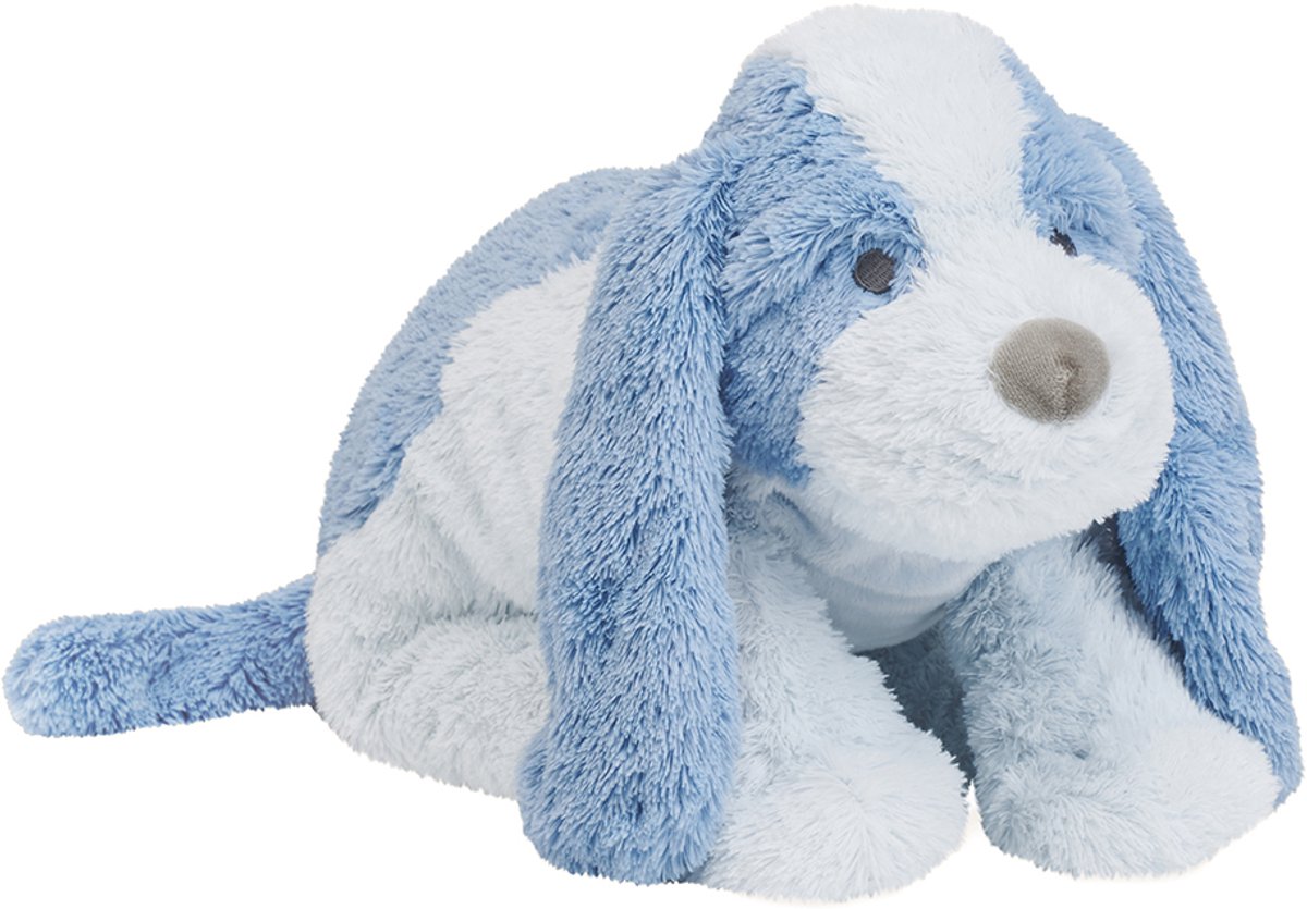 Happy horse hond driver knuffel 38 cm - blauw - baby knuffel