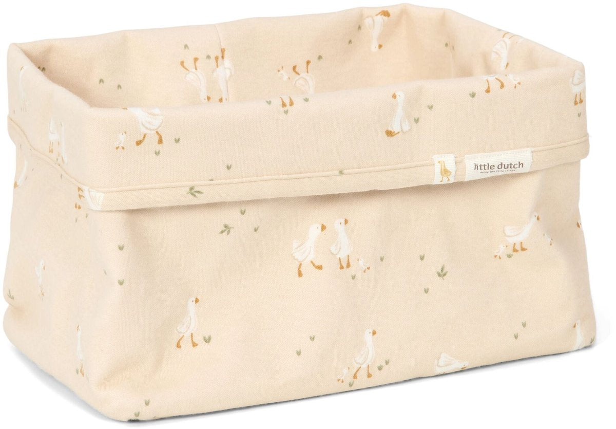 Little dutch commodemandje groot - wit - newborn naturals - little goose