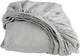 Sábana bajera Cenicienta - adecuada para somier - jersey - 80 90x220 o 100x200 cm - hasta 25 cm - gris claro