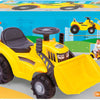 Ecoiffier maxi walking tractor with front loader