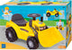 Ecoiffier maxi walking tractor with front loader