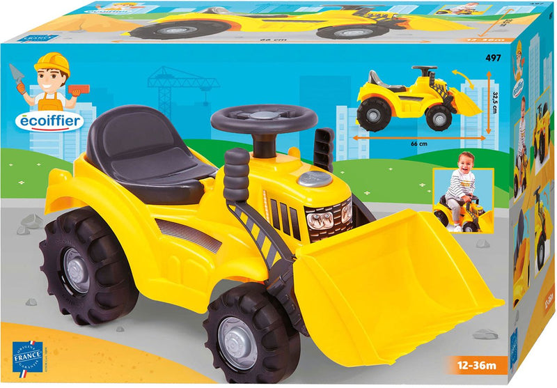 Ecoiffier Maxi Walking Tractor con cargador frontal