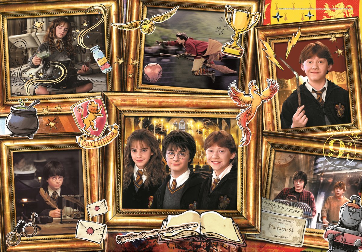 Clementoni - puzzle - 180 pezzi - harry potter 2023 - puzzle per bambini e adulti