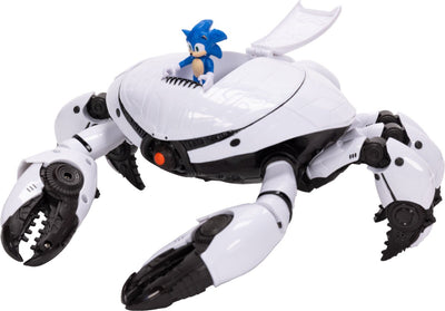 Jakks sonic movie, speelset: slagschip met sonic-figuur, 6 cm