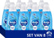 Robijn quickwash - vloeibaar wasmiddel - morning dew - 8 flessen - 176 wasbeurten - voordeelverpakking