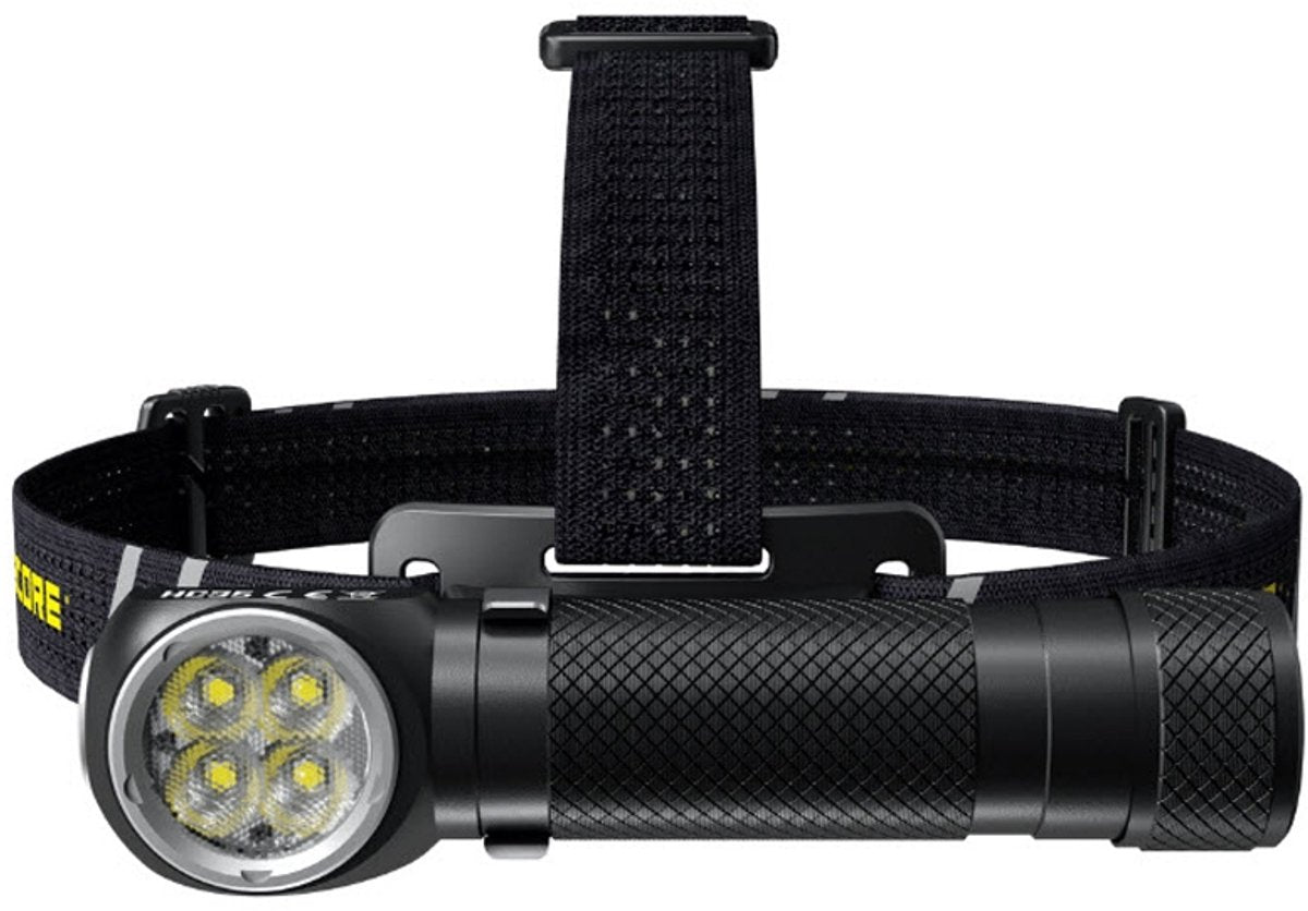 Nitecore hoofdlamp hc35 en zaklamp in een - 2700 lumen - zwart
