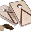 Juego de lanzamiento doble Cornhole 90x60cm - 2x4 bolsas