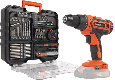 Powerplus - dual power - powdp15110 - 20 v - spazzolato - cacciavite - 20 v - 78 acc. - escl. batteria e caricabatterie