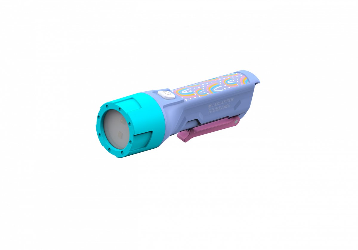 Ledlenser kidbeam4 purple - flashlight - children - 2x aaa - 70 lumen - 12 m - ip44