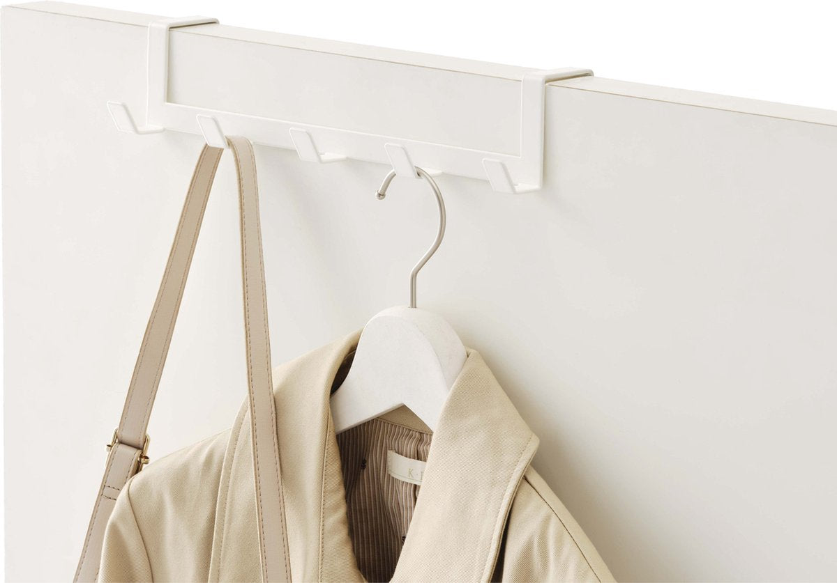 Perchero de puerta Yamazaki - elegante - blanco