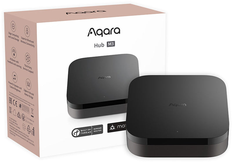Aqara hub m3 - router di confine Matter Thread - zigbee 3.0 - blaster a infrarossi - poe usb-c