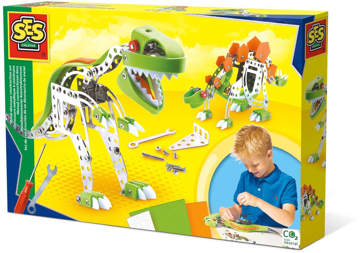 SES Metal Construction set Dino