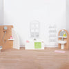 Baño de muebles de marionetas de madera Goki, 10dlg.