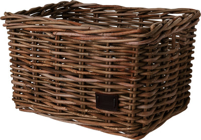 Cestino Fastrider zeno in rattan marrone medio