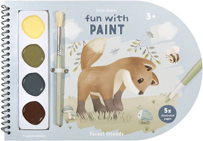 Little Dutch Paint Book Forest Friends