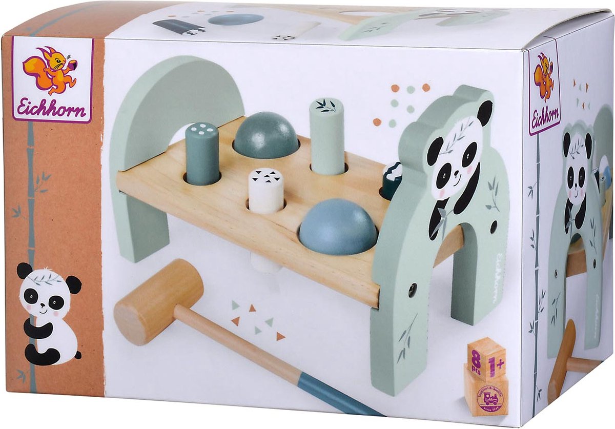 Panda Eichhorn Wooden Hambank