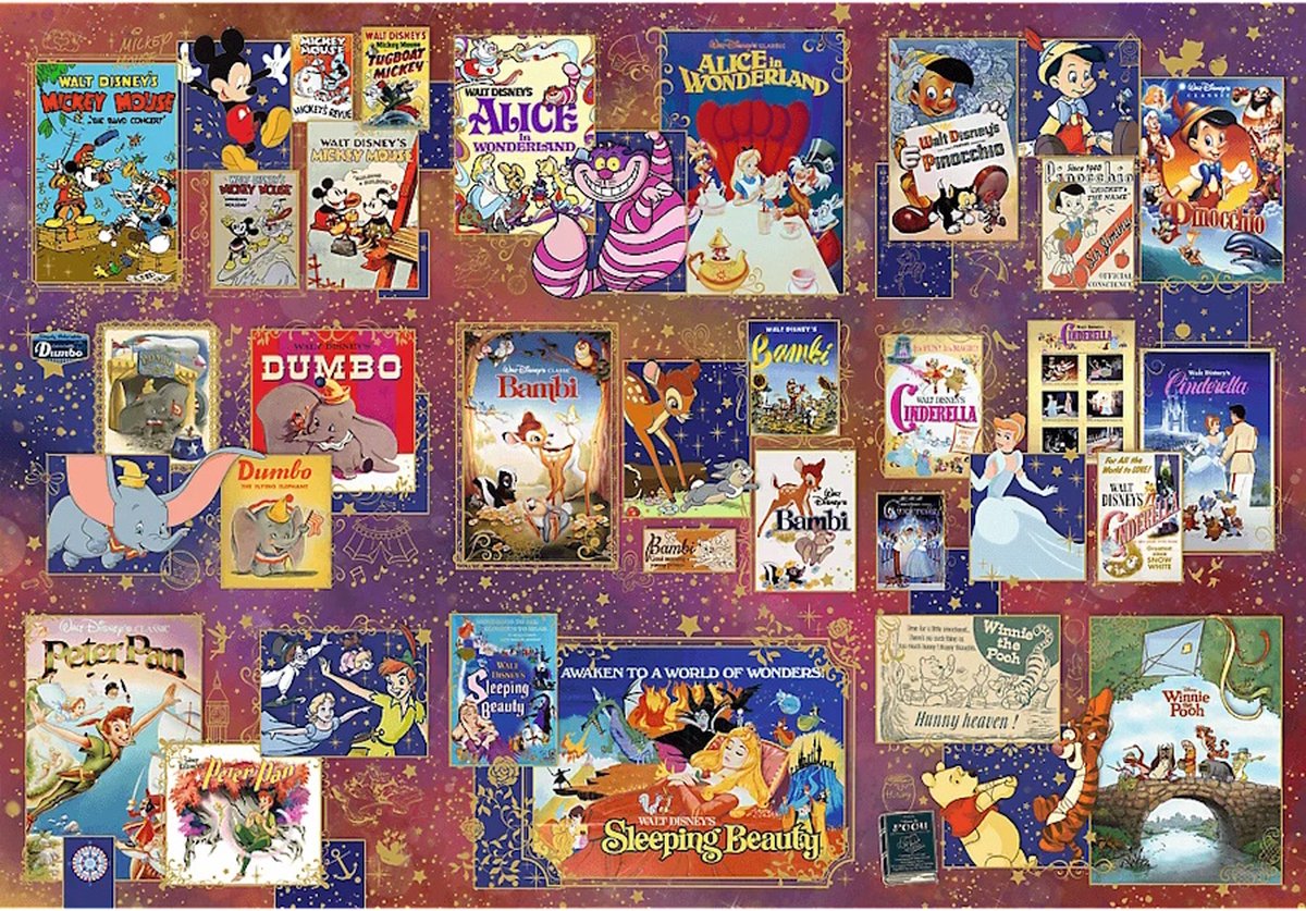 Puzzle Trefl Disney Golden Age - 13500 pezzi, giocattolo classico.
