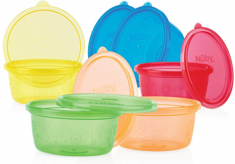 Nûby nuby snack bowls con tapa 300ml (6uds)