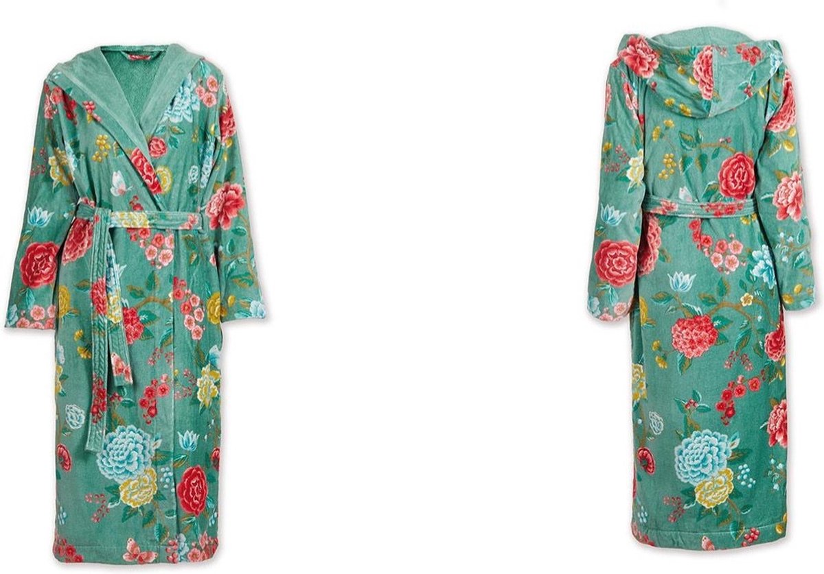 Pip studio good evening bathrobe - green