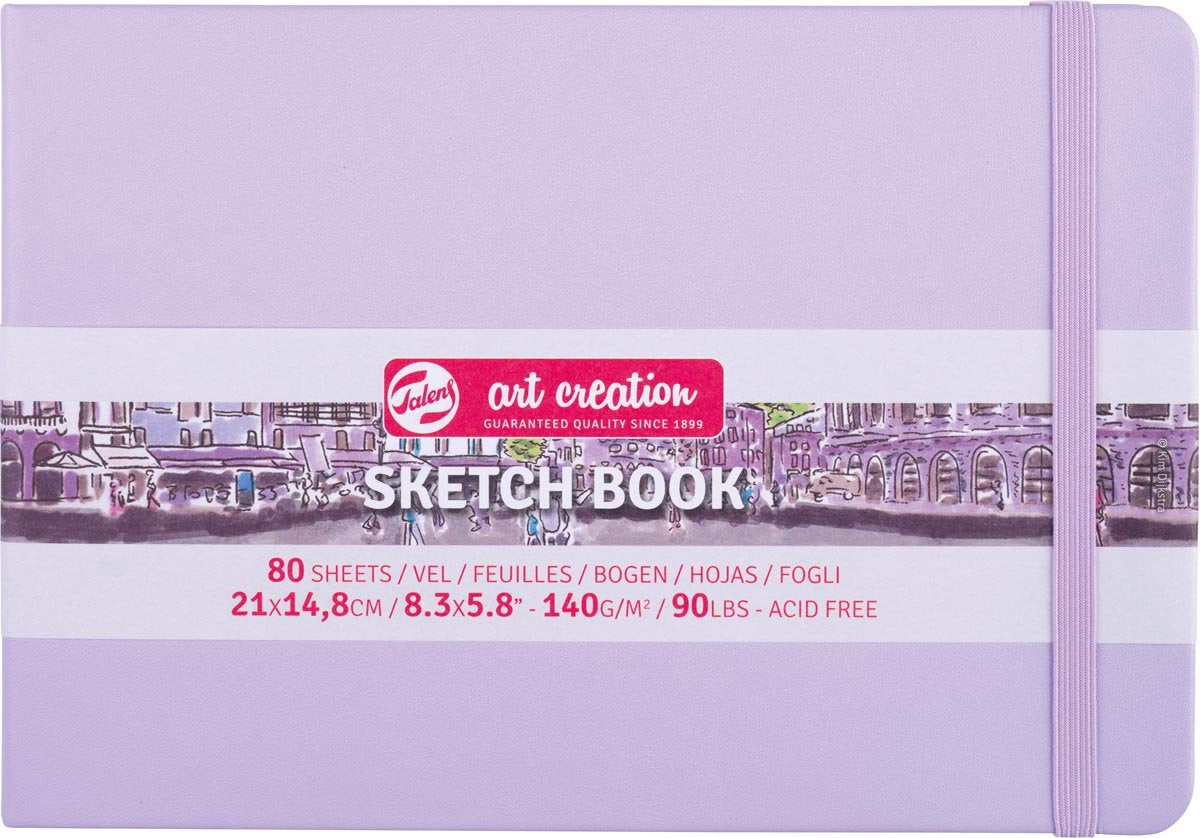 Talens art creation schetsblok 21x14,8cm - 80 vellen - roze