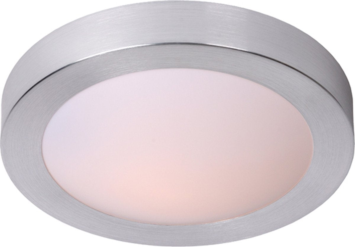 Lucide fresh - lampada da soffitto (plafoniera) bagno - ø 35 cm - 2xe27 - ip44 - cromo opaco