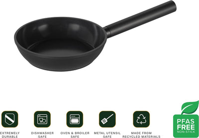 Padella Combekk forest easy ø 20 cm - 100% riciclata - senza pfas - adatta per induzione - rivestimento antiaderente in ceramica