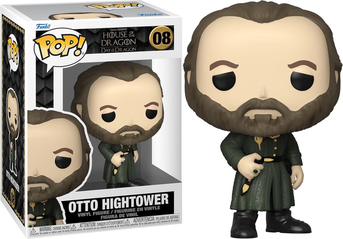 ¡Funko pop! casa del dragón - torre alta otto #08