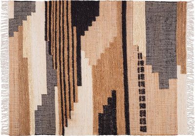 Tappeto Wood liberal - cotone iuta - melange - 1x170x240