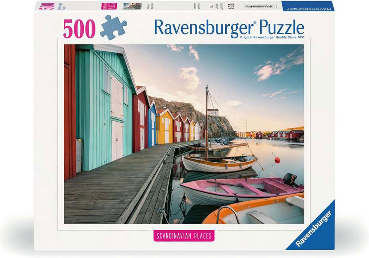 Bootshauser puzzle di Ravensburger puzzle a Smogen, Schweden, 500st.