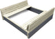 Exit Toys exit axent arenero de madera 136x132cm - arenero exterior - arenero infantil - madera FSC - jardín