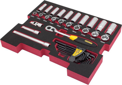 Stanley hand tools fmht0-74296 fatmax tstak insert socket set 3 8 38-piece - fmht0-74296