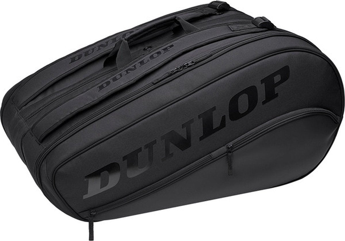 Dunlop thermobag team 12 racket - tennis tas - zwart