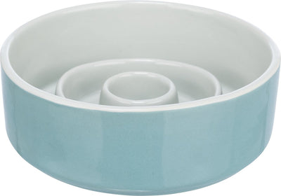 Trixie Food Bowl Cerámico de cerámica Slowing Azul