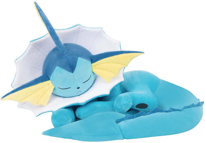 Jazwares pokémon knuffel pluche slapende vaporeon - 45cm