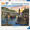 Ravensburger Jigsaw Puzzle por la mañana en el puerto, 500º.