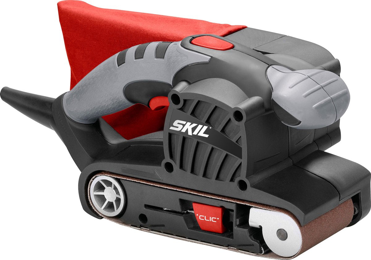 Lijadora de banda Skil 650w - lijadora - superficie de lijado 76 x 130 mm - incluye 1 bolsa para el polvo de banda de lijado - 1210 AA
