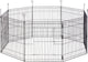 Beeztees simi corral para conejos - xl - corral para roedores con puerta - 8 paneles - panel 58x62 cm - diámetro 155 cm